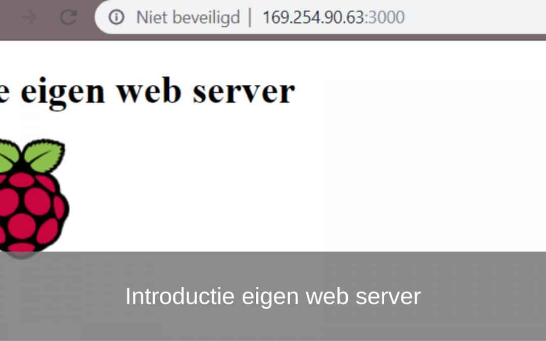 Own Raspberry Pi webserver