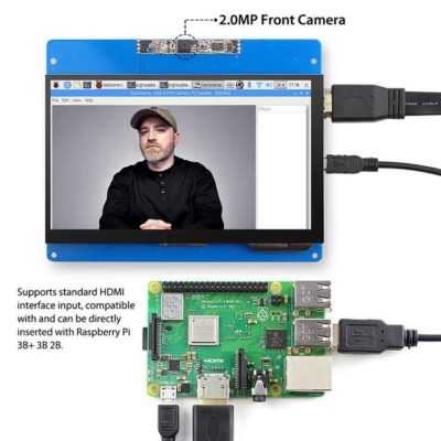 7 Inch LCD Display met touch screen en Camera Raspberry PI