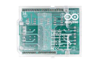 Arduino relais shield achterkant