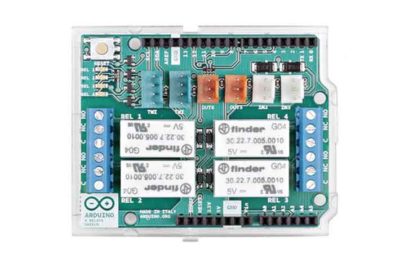 Arduino relais shield voorkant