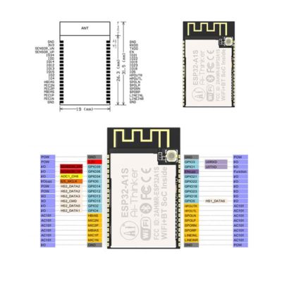 ESP32- A1S WiFi+BT Audio Developmebt Board specificaties