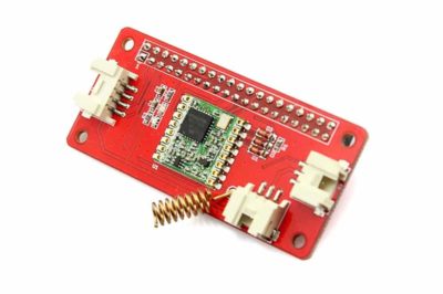 LoRa RFM95 IoT board voor Raspberry Pi schuin