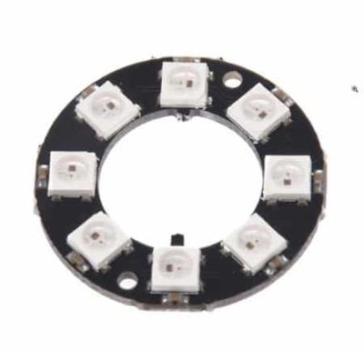 8 Bit RGB LED Ring voorkant