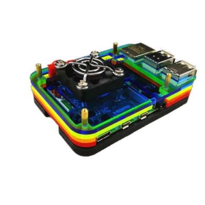 Regenboog behuizing Raspberry pi 4