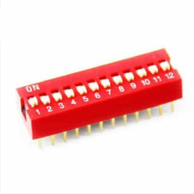 DIP Switch 12 schakelaars