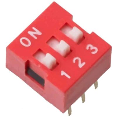 DIP Switch 3 schakelaars