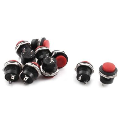 push button rood 16mm