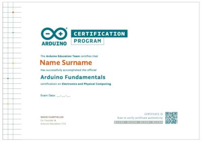 Arduino Fundamentals examen