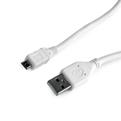 Micro USB 0,5 mètre blanc
