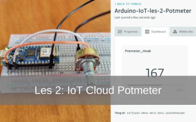 Arduino IoT Cloud lezione 2: Potenziometro