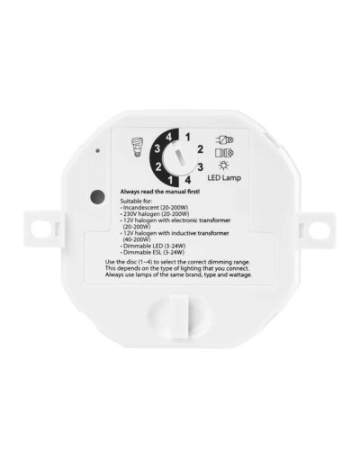 ACM-100 Inbouw Dimmer achterkant