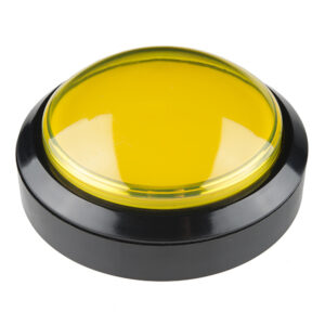 100mm arcade button yellow