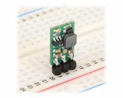 U3V12F5 staand op breadboard