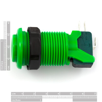 Concave knop groen afmeting