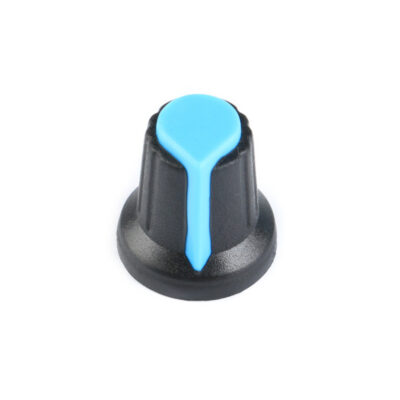 Potentiometer knop blauw