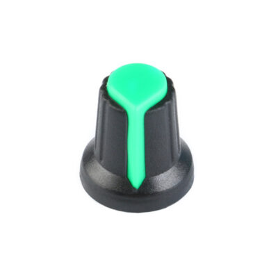 Potentiometer knop groen