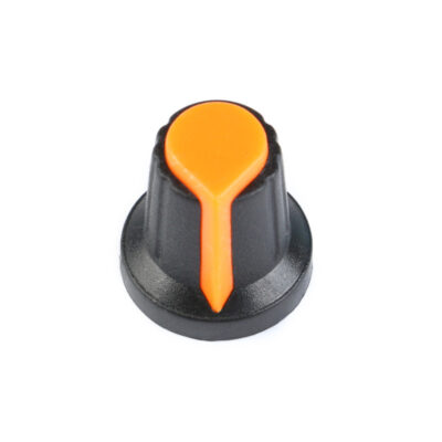 Potentiometer knop oranje