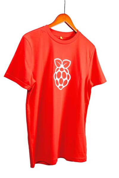 tshirt rouge Raspberry Pi