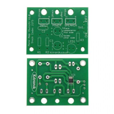 PCB stereo versterker