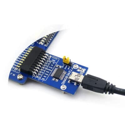 FT245 USB FIFO Board aangesloten