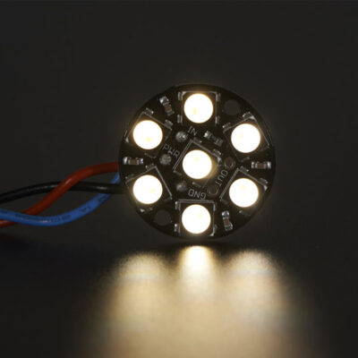 NeoPixel Jewel - 7 x 5050 RGBW LED w/ Integrated Drivers - Warm White - ~3000K