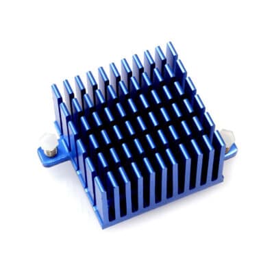 40 x 40 x 25 mm Tall Blue Heat Sink