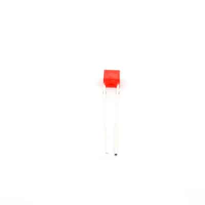 Vierkante LED 3mm Rood