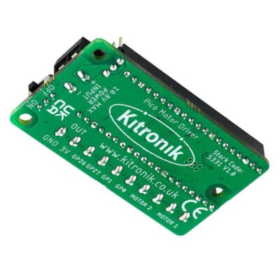 Onderkant Kitronik Pico Motor Driver