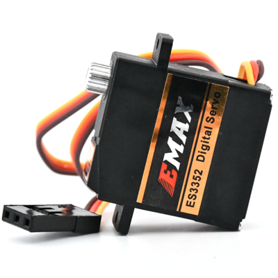 zijkant van een EMAX ES3352 Servo