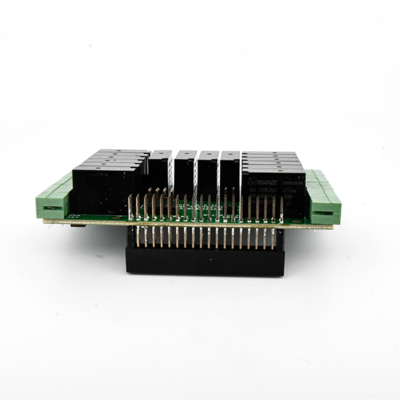 Achterkant van een 16-Relais 2A/24V HAT Voor Raspberry Pi