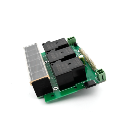 Zijkant van een RS485 Daisy-channable HAT Voor Raspberry Pi