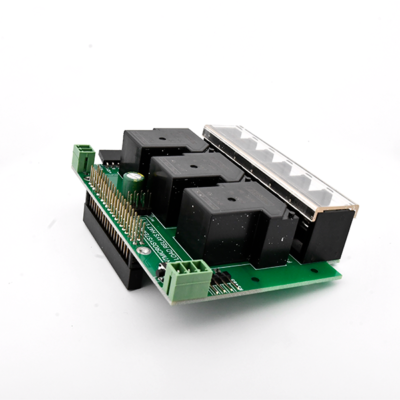 Achterkant van een RS485 Daisy-channable HAT Voor Raspberry Pi