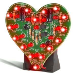 28 LEDs Flashing heart