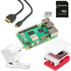 Raspberry Pi 5 Starter kit con alimentatore da 27W
