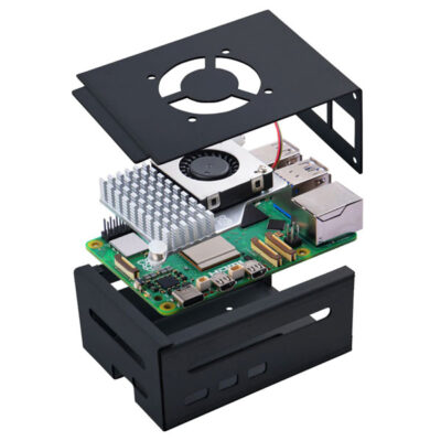 Metalen Behuizing Met Ventilator Voor Raspberry Pi 5