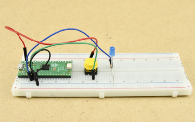 Raspberry Pi Pico – Leçon 2 : Raspberry Pi Pico LED clignotant avec bouton poussoir