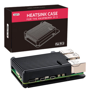 Heatsink case Pi 5 Black