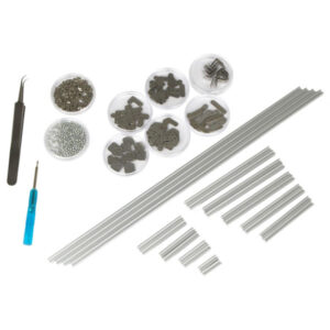 Makerbeam XS clear Starter kit parts