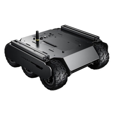 4WD robot chassis met 6 wielen