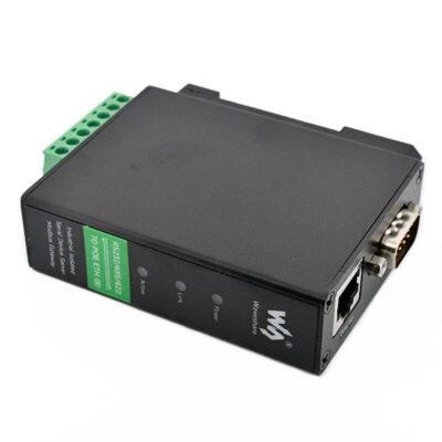 Zijkant Rail-Mount Serial Server - RS232/485/422 naar RJ45 Ethernet Module - POE