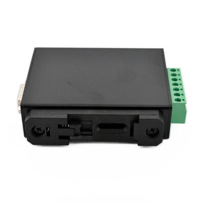 Zijkant Rail-Mount Serial Server - RS232/485/422 naar RJ45 Ethernet Module - POE