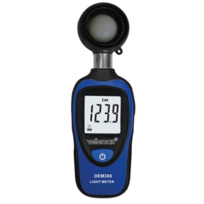 Digitale lichtmeter, max/min functie, 0-200000 lux, lcd-display, zakformaat