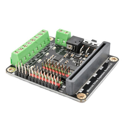 Achterkant Micro:bit Motor/Servo driver board