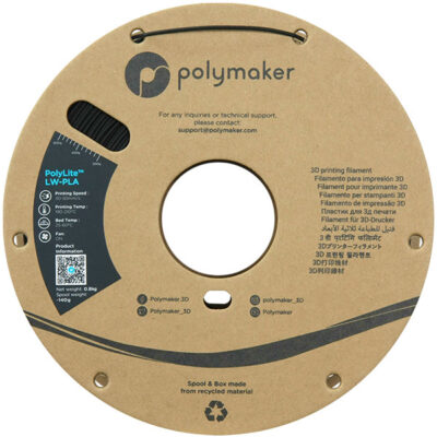 Spoel PolyLite LW-PLA Black - 1,75mm - 0,8KG