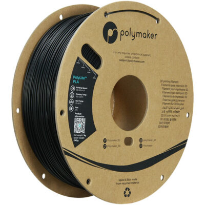 PolyLite PLA Black - 1,75mm - 1KG