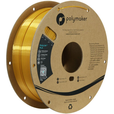 Polymaker Filament - PolyLite PLA Silk Gold - 1,75mm - 1KG