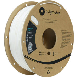 Polymaker-Filament – ​​PolyLite PLA Weiß – 1,75 mm – 1 kg