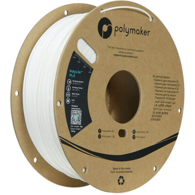 Polymaker Filament - PolyLite PLA White - 1,75mm - 1KG