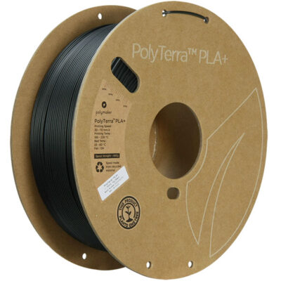 Polymaker Filament - PolyTerra PLA+ Black - 1,75mm - 1KG