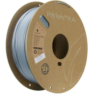 Polymaker-Filament – ​​PolyTerra PLA+ Grau – 1,75 mm – 1 kg